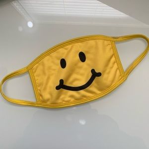 Yellow Smiley Face Mask